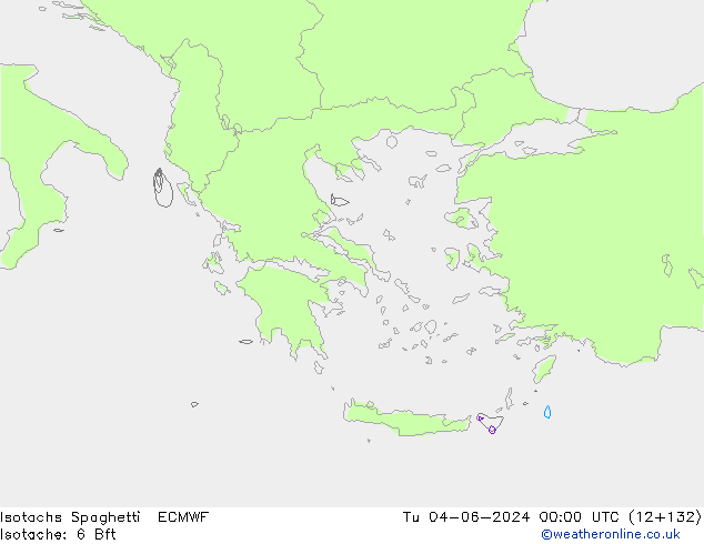 Isotachs Spaghetti ECMWF  04.06.2024 00 UTC