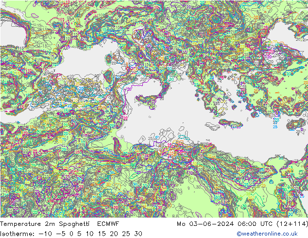     Spaghetti ECMWF  03.06.2024 06 UTC