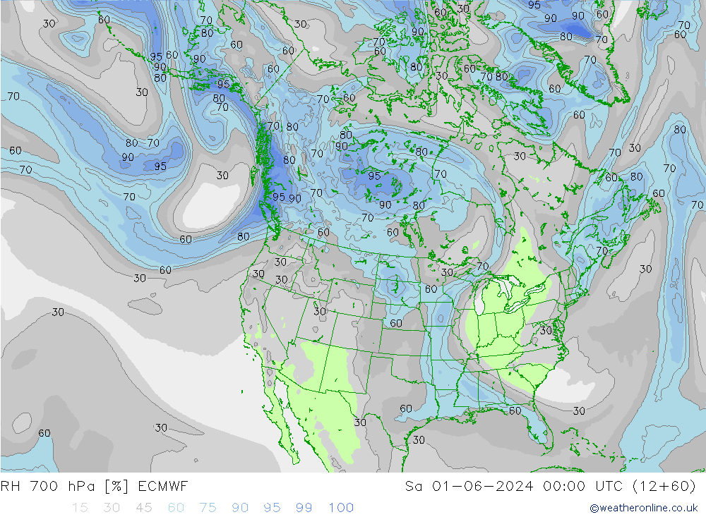 RV 700 hPa ECMWF za 01.06.2024 00 UTC