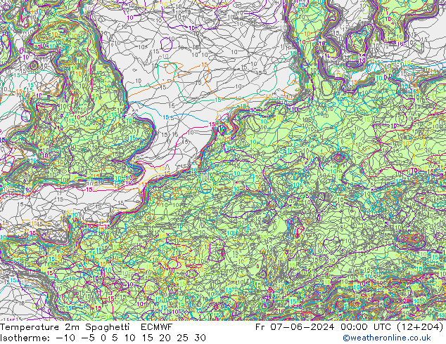     Spaghetti ECMWF  07.06.2024 00 UTC