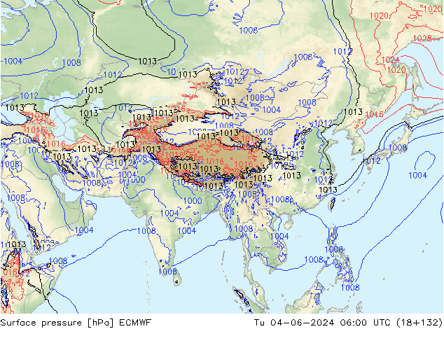 pression de l'air ECMWF mar 04.06.2024 06 UTC