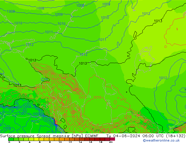     Spread ECMWF  04.06.2024 06 UTC