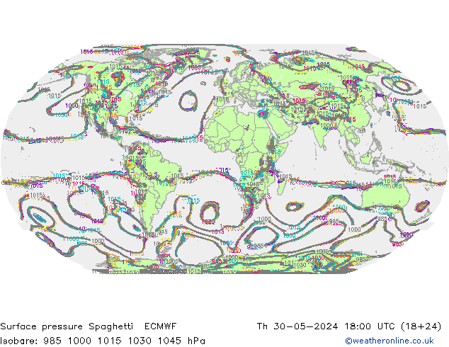     Spaghetti ECMWF  30.05.2024 18 UTC