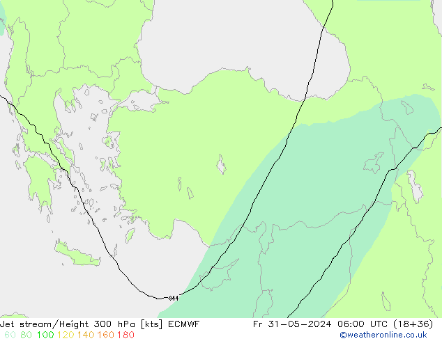 Jet Akımları ECMWF Cu 31.05.2024 06 UTC