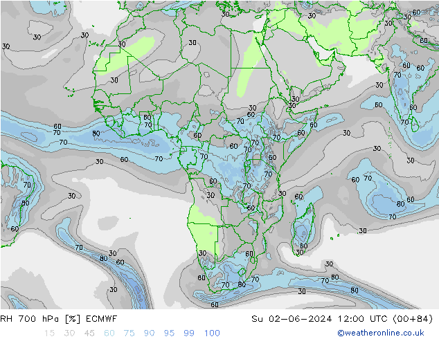 RV 700 hPa ECMWF zo 02.06.2024 12 UTC