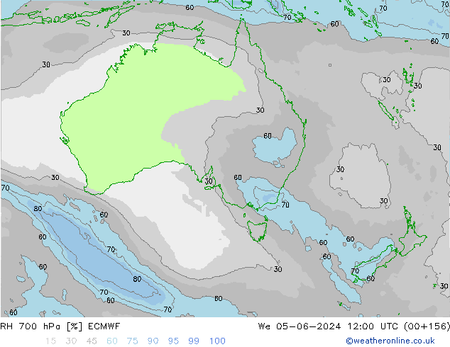 RV 700 hPa ECMWF wo 05.06.2024 12 UTC