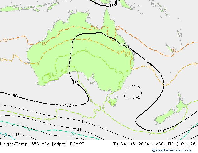 Height/Temp. 850 hPa ECMWF  04.06.2024 06 UTC