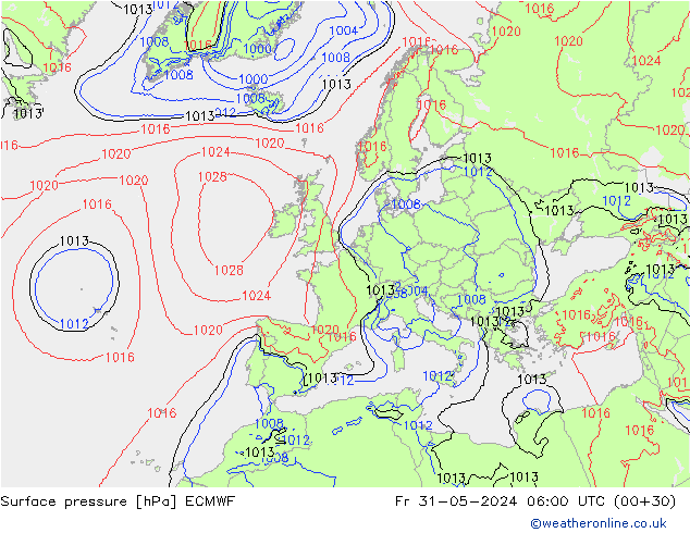     ECMWF  31.05.2024 06 UTC