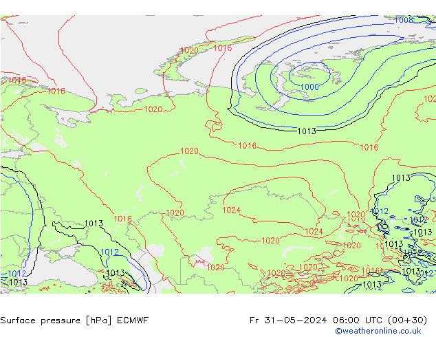      ECMWF  31.05.2024 06 UTC