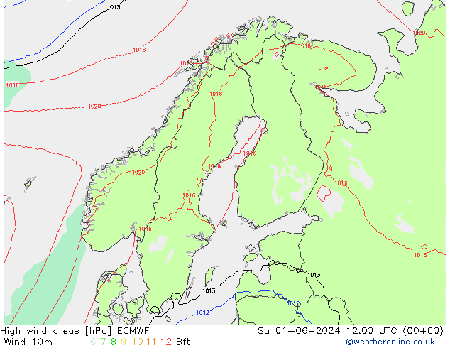 Sturmfelder ECMWF Sa 01.06.2024 12 UTC