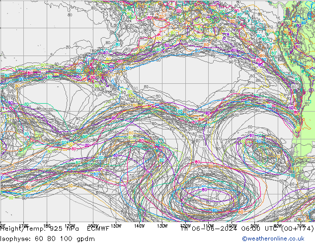 Height/Temp. 925 hPa ECMWF Do 06.06.2024 06 UTC