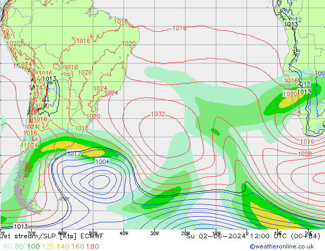 Courant-jet ECMWF dim 02.06.2024 12 UTC