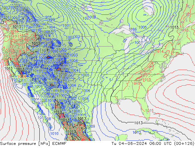 pression de l'air ECMWF mar 04.06.2024 06 UTC