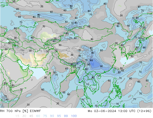 700 hPa Nispi Nem ECMWF Pzt 03.06.2024 12 UTC