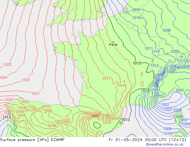      ECMWF  31.05.2024 00 UTC