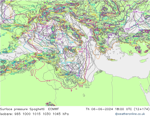     Spaghetti ECMWF  06.06.2024 18 UTC