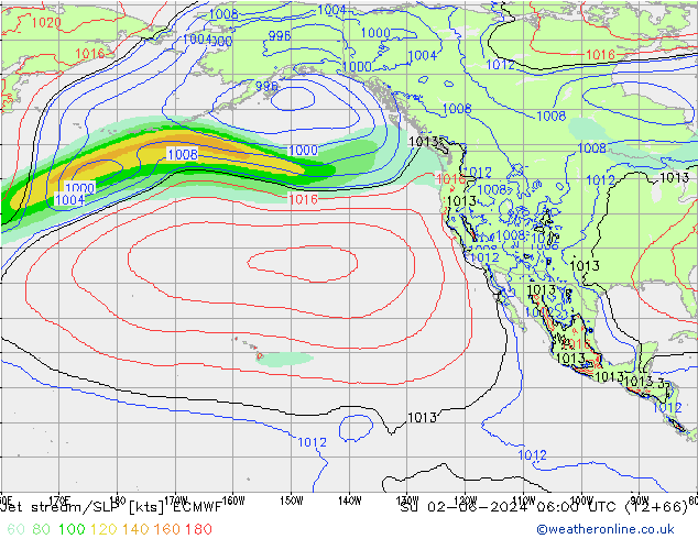 Jet stream/SLP ECMWF Su 02.06.2024 06 UTC