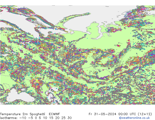     Spaghetti ECMWF  31.05.2024 00 UTC