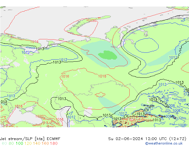 Courant-jet ECMWF dim 02.06.2024 12 UTC