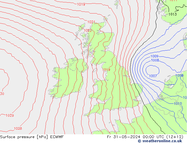      ECMWF  31.05.2024 00 UTC