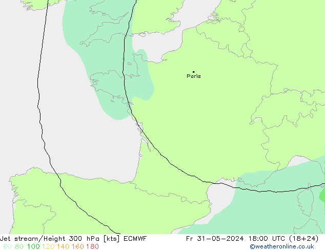 Polarjet ECMWF Fr 31.05.2024 18 UTC