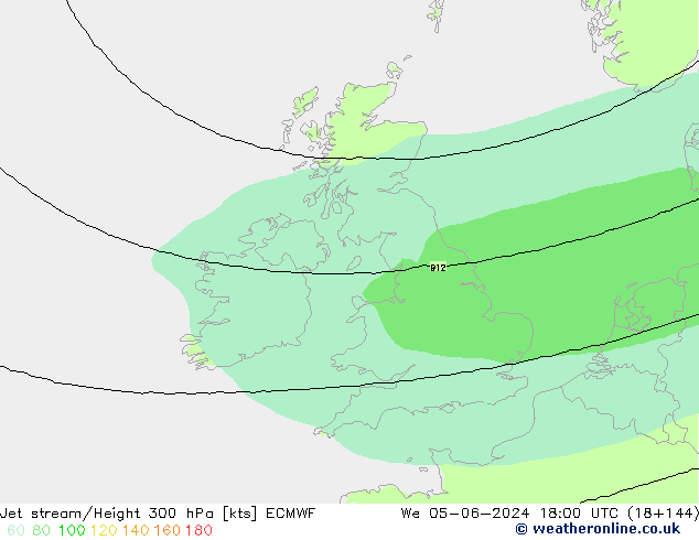 джет ECMWF ср 05.06.2024 18 UTC