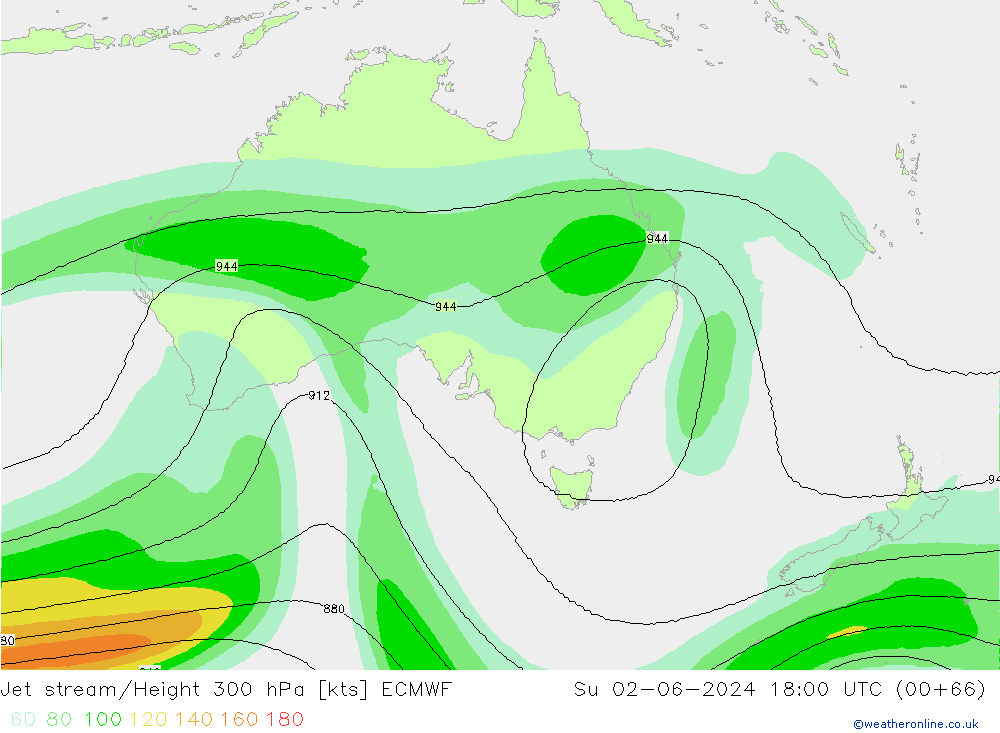 джет ECMWF Вс 02.06.2024 18 UTC