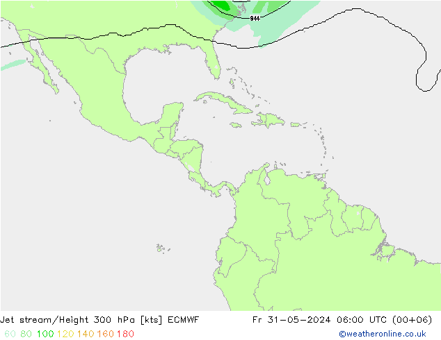 Jet Akımları ECMWF Cu 31.05.2024 06 UTC