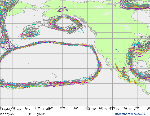 Height/Temp. 925 hPa ECMWF Dom 02.06.2024 12 UTC