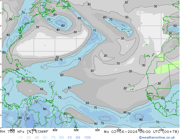 RV 700 hPa ECMWF ma 03.06.2024 06 UTC