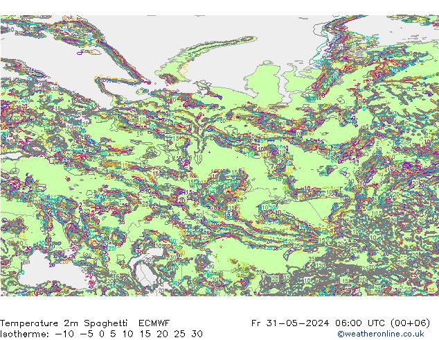     Spaghetti ECMWF  31.05.2024 06 UTC