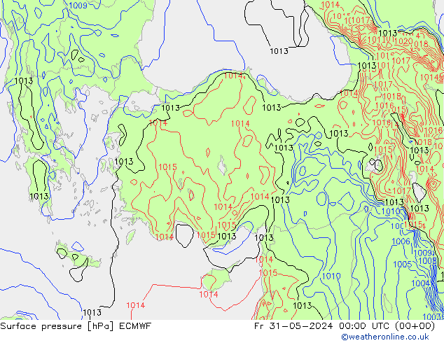      ECMWF  31.05.2024 00 UTC