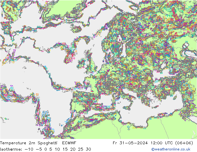     Spaghetti ECMWF  31.05.2024 12 UTC