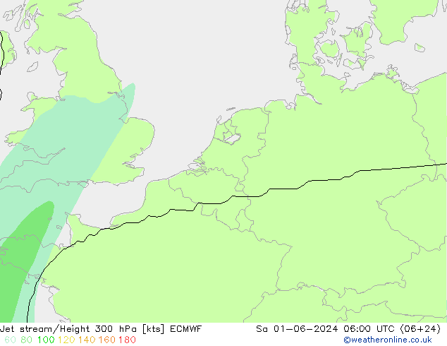 Polarjet ECMWF Sa 01.06.2024 06 UTC