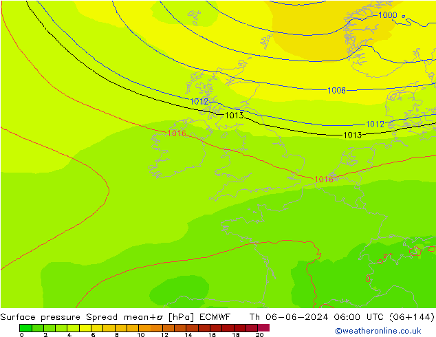     Spread ECMWF  06.06.2024 06 UTC