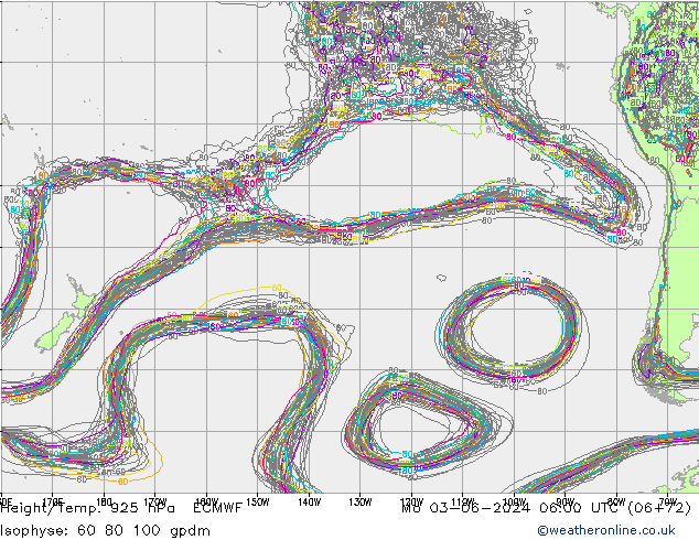 Height/Temp. 925 hPa ECMWF Mo 03.06.2024 06 UTC