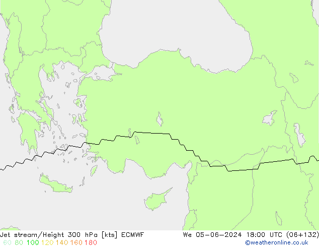 Courant-jet ECMWF mer 05.06.2024 18 UTC