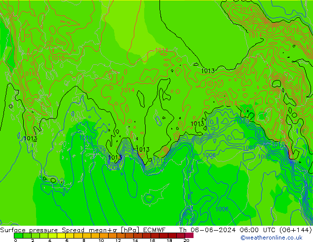     Spread ECMWF  06.06.2024 06 UTC