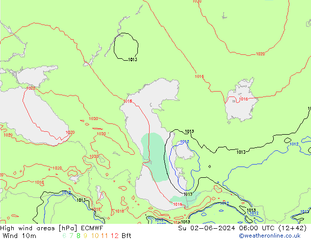 Sturmfelder ECMWF So 02.06.2024 06 UTC