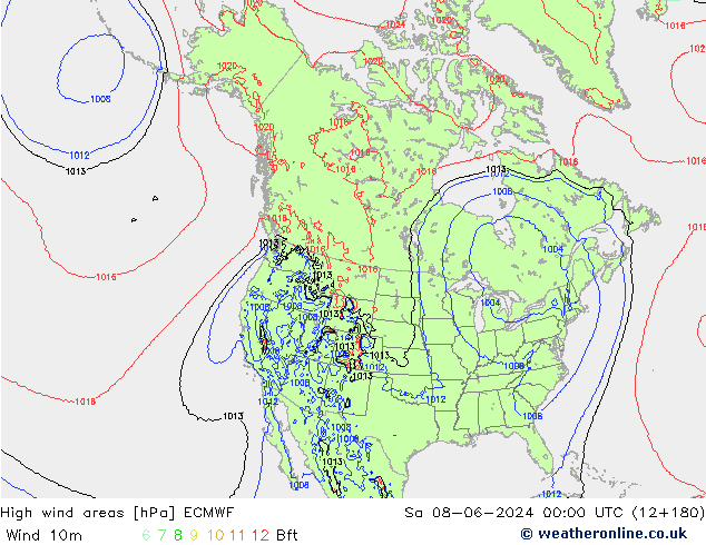 Sturmfelder ECMWF Sa 08.06.2024 00 UTC