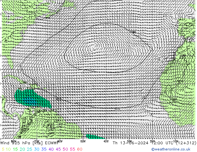  925 hPa ECMWF  13.06.2024 12 UTC