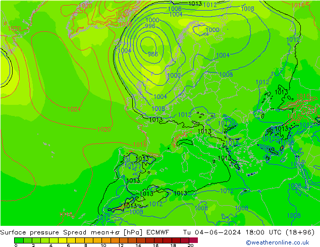     Spread ECMWF  04.06.2024 18 UTC