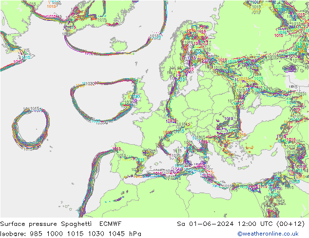     Spaghetti ECMWF  01.06.2024 12 UTC