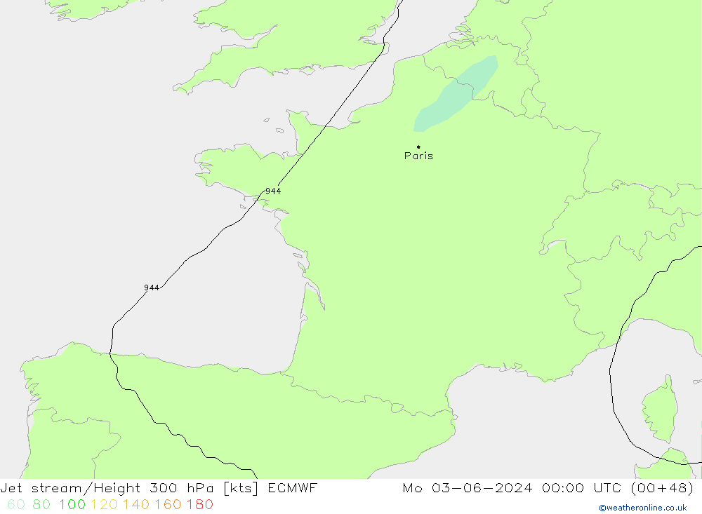 Polarjet ECMWF Mo 03.06.2024 00 UTC