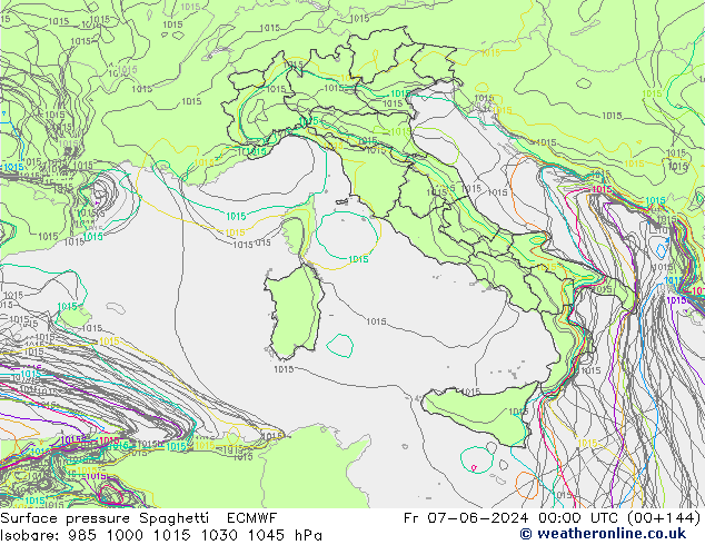     Spaghetti ECMWF  07.06.2024 00 UTC