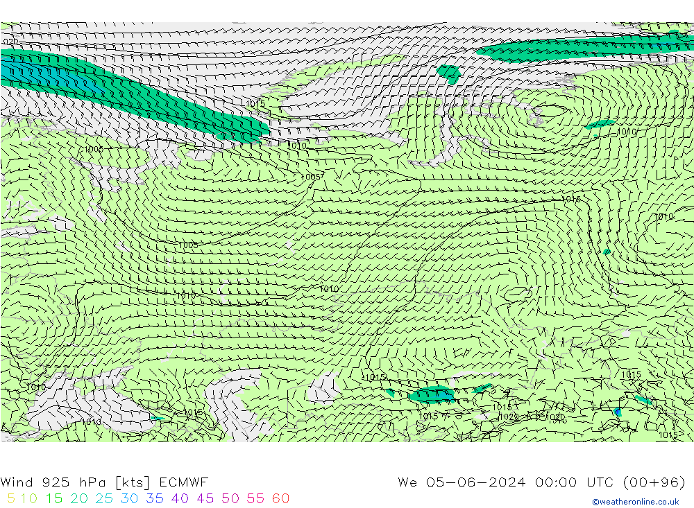  925 hPa ECMWF  05.06.2024 00 UTC