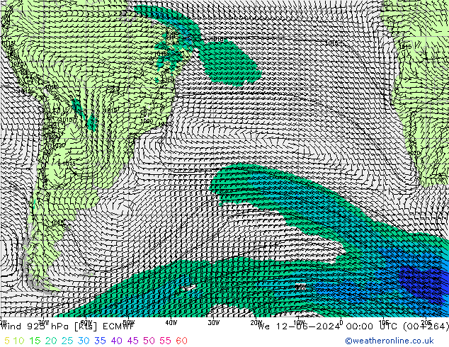  925 hPa ECMWF  12.06.2024 00 UTC