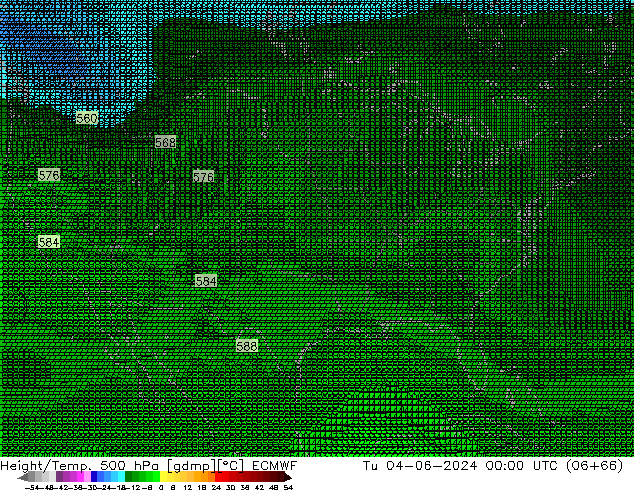 Height/Temp. 500 hPa ECMWF mar 04.06.2024 00 UTC