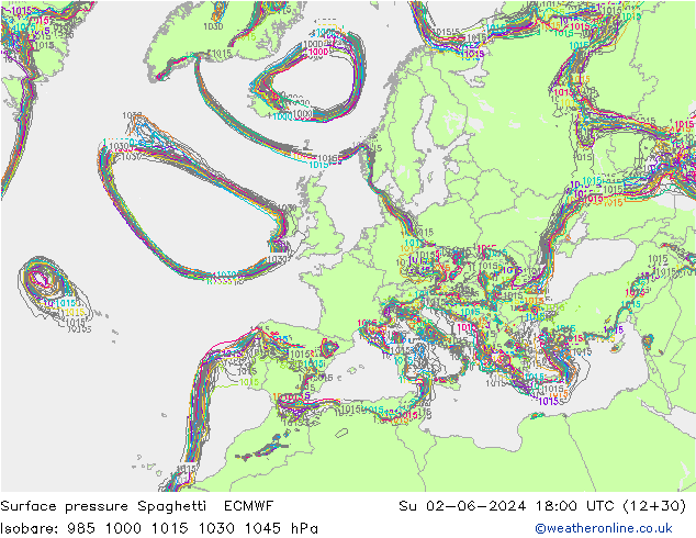     Spaghetti ECMWF  02.06.2024 18 UTC