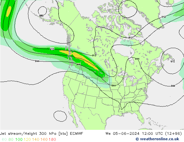 Polarjet ECMWF Mi 05.06.2024 12 UTC